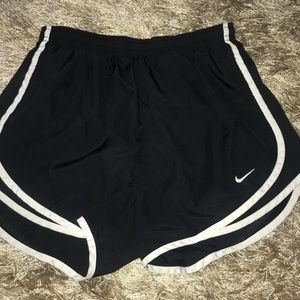 Black with White Trim Nike Shorts